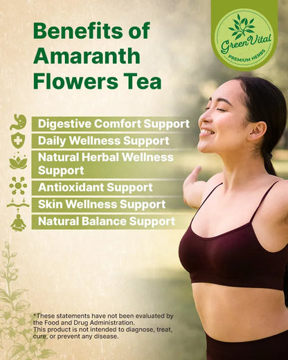 Amaranth Flowers Herbal Tea — 30 Tea Bags