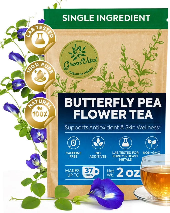 Butterfly Blue Pea Flowers Loose Tea — 2 oz