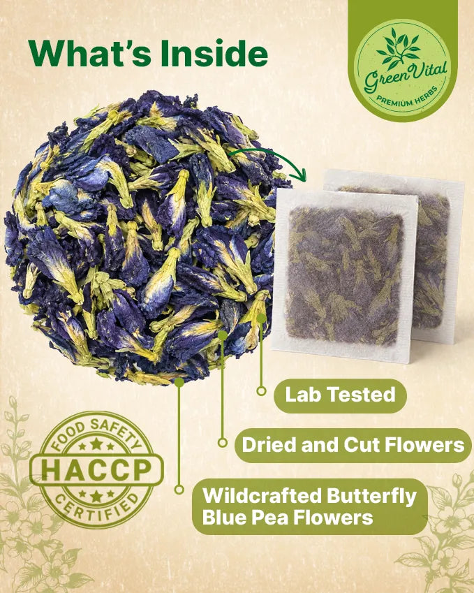 Butterfly Blue Pea Flowers Loose Tea — 2 oz