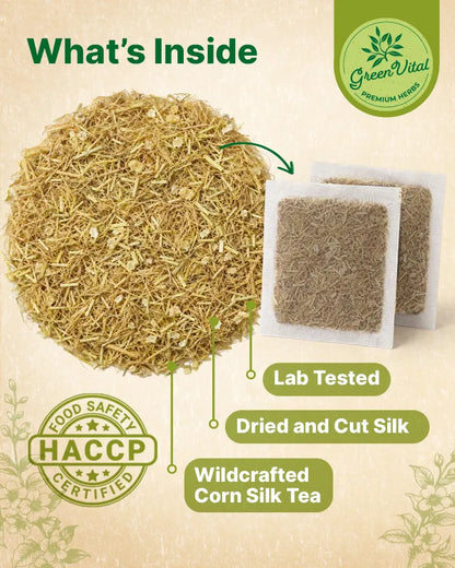 Corn Silk Herbal Tea — 50 Tea Bags