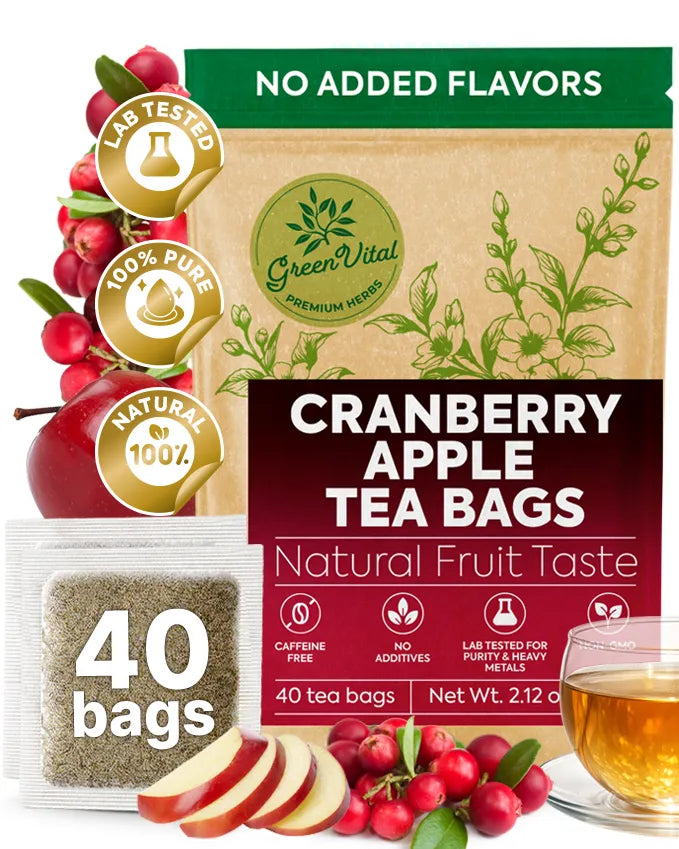 Cranberry Apple Fruit Tea — 40 Tea Bags