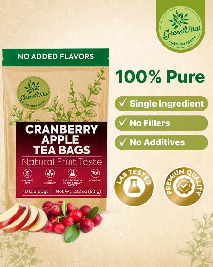 Cranberry Apple Fruit Tea — 40 Tea Bags