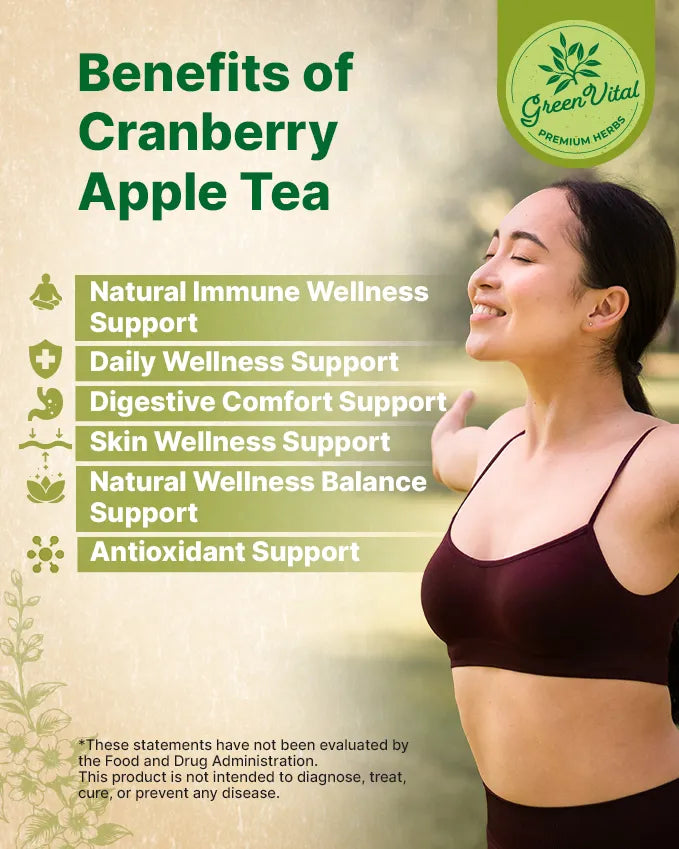 Cranberry Apple Fruit Tea — 40 Tea Bags