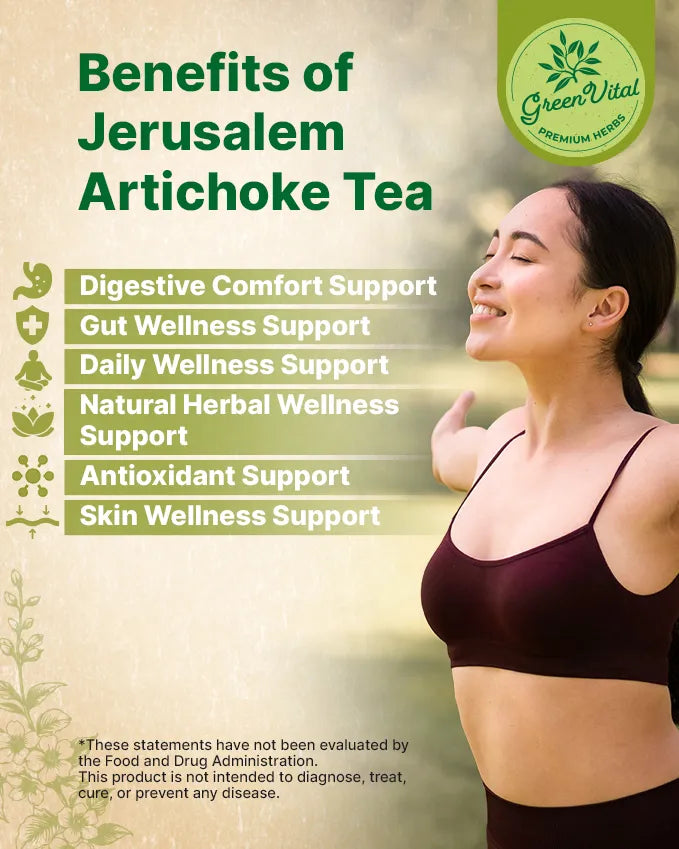Jerusalem Artichoke Herbal Tea — 50 Tea Bags