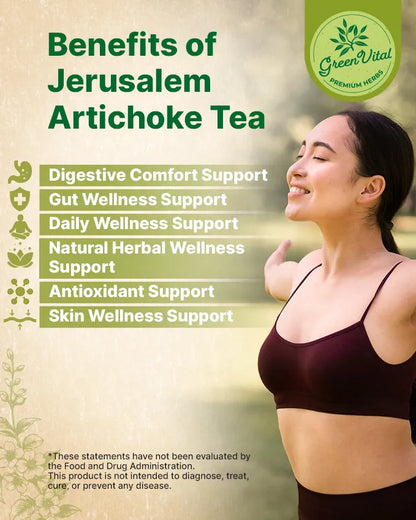 Jerusalem Artichoke Herbal Tea — 50 Tea Bags