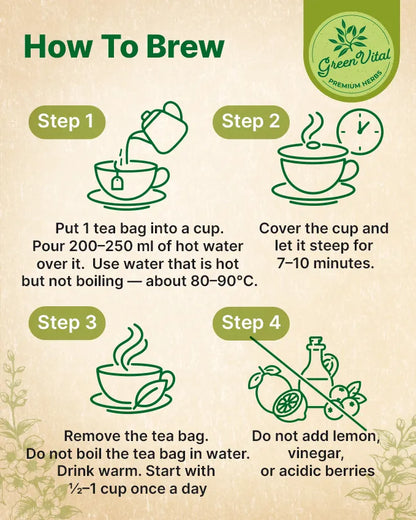 Jerusalem Artichoke Herbal Tea — 50 Tea Bags