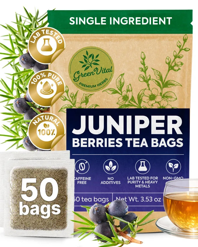 Juniper Berry Herbal Tea — 50 Tea Bags