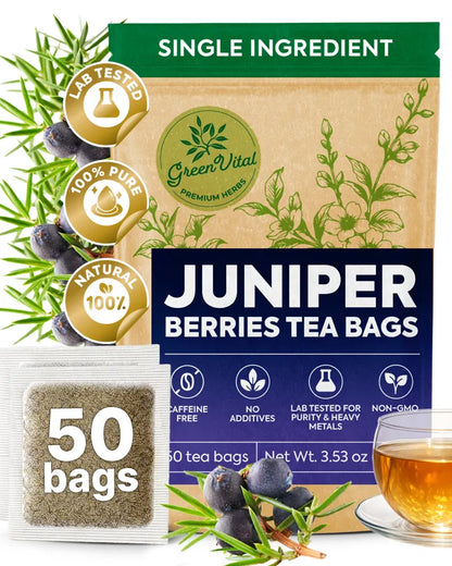 Juniper Berry Herbal Tea — 50 Tea Bags
