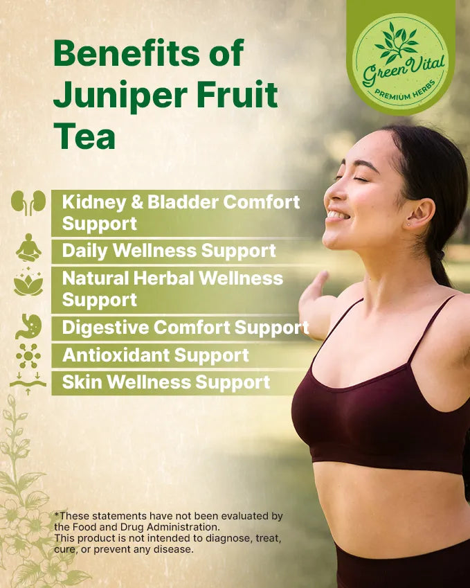 Juniper Berry Herbal Tea — 50 Tea Bags