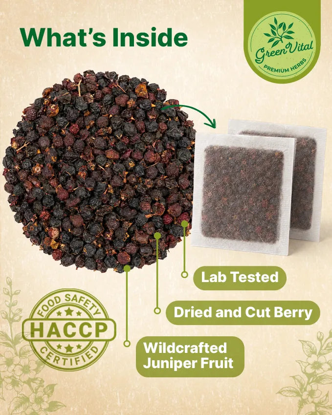 Juniper Berry Herbal Tea — 50 Tea Bags