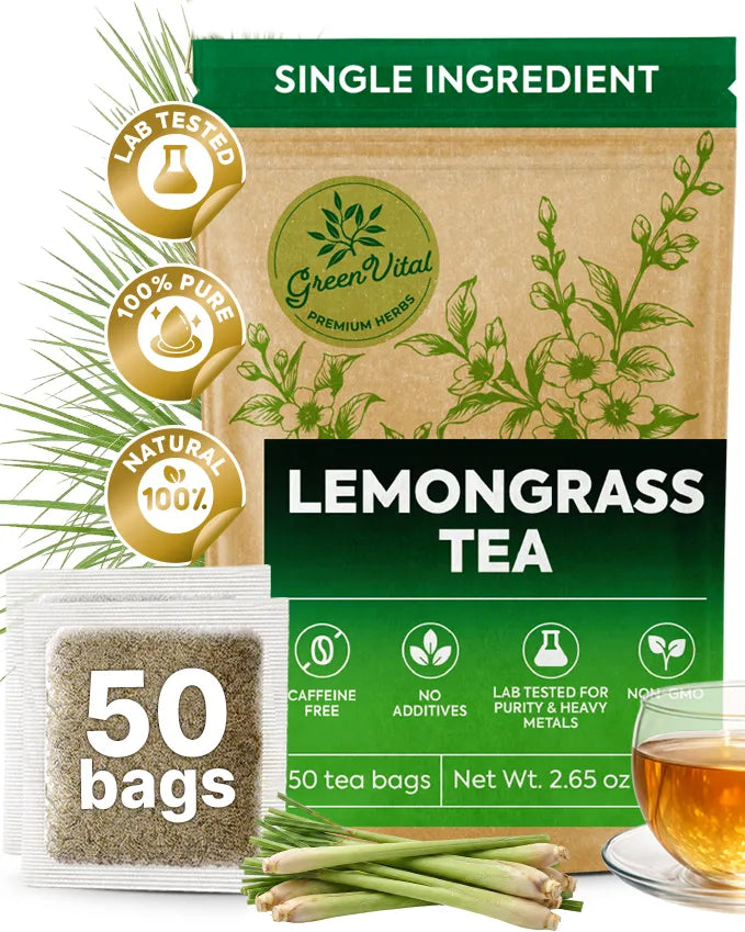 Lemongrass Herbal Tea — 50 Tea Bags