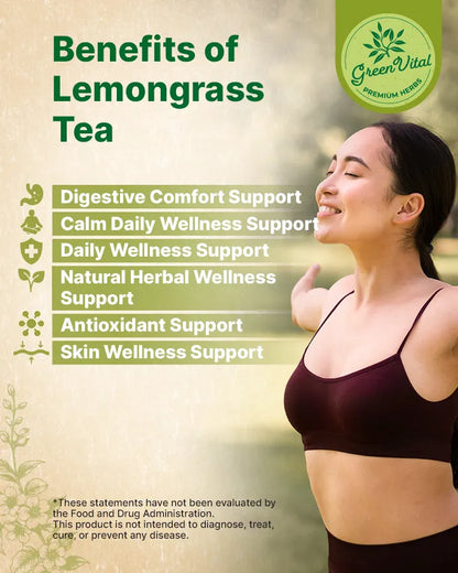 Lemongrass Herbal Tea — 50 Tea Bags