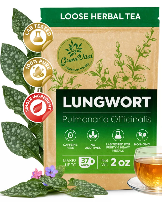 Lungwort Herb Loose Tea — 2 oz