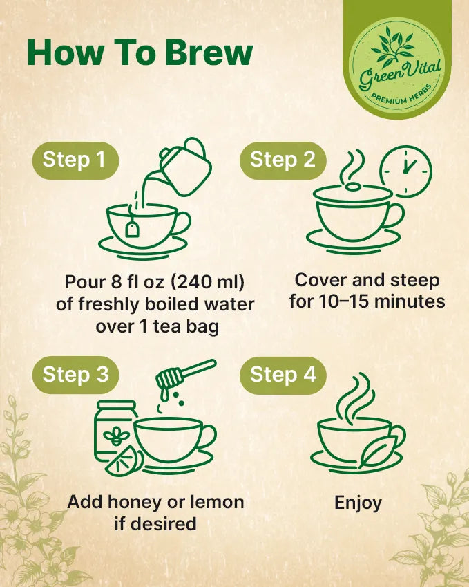 Marshmallow Leaf & Root Herbal Tea — 30 Tea Bags