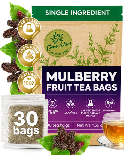 Mulberry Fruit Tea — 30 Tea Bags