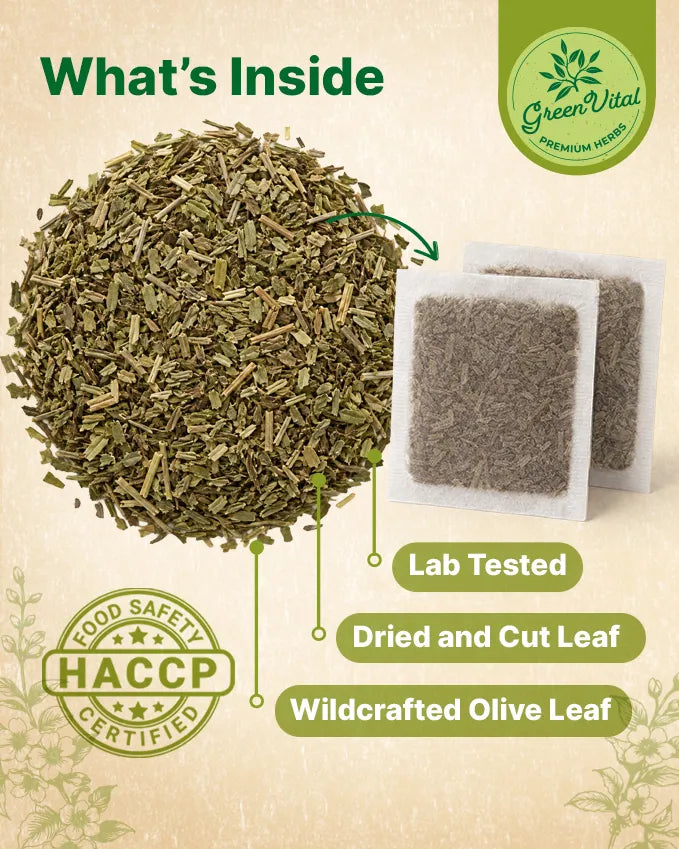 Olive Leaf Herbal Tea — 30 Tea Bags