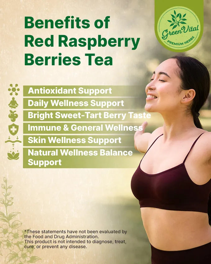 Red Raspberry Fruit Tea — 50 Tea Bags
