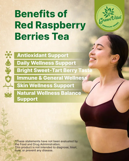 Red Raspberry Fruit Tea — 50 Tea Bags