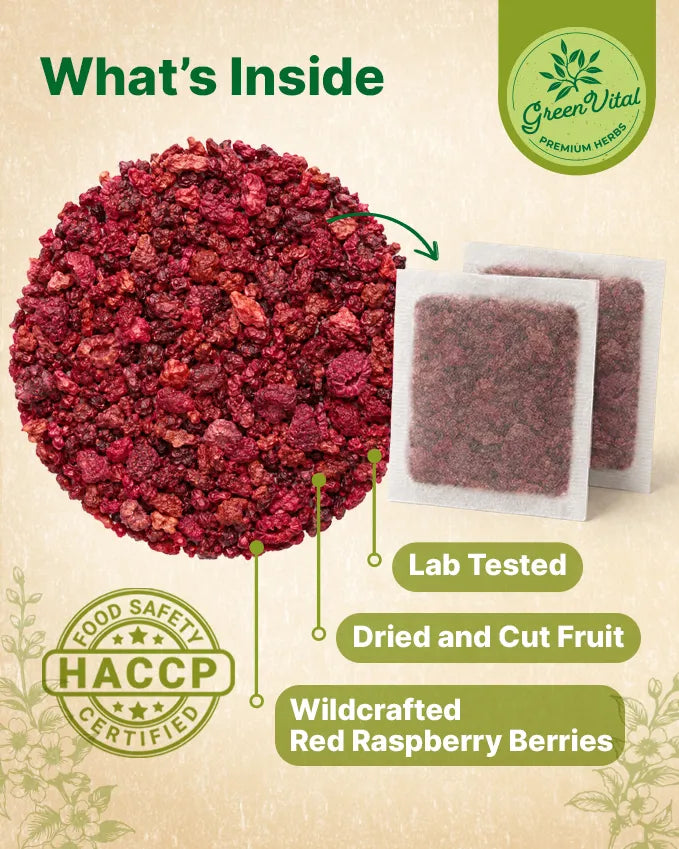 Red Raspberry Fruit Tea — 50 Tea Bags