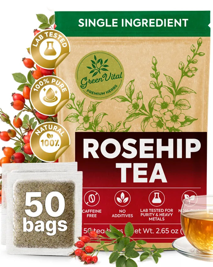 Rosehips Herbal Tea — 50 Tea Bags