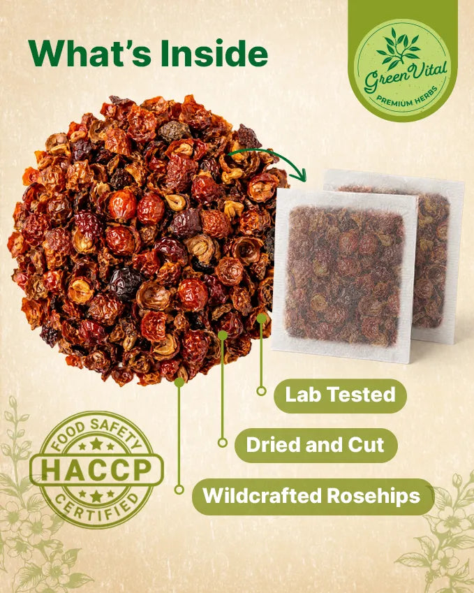 Rosehips Herbal Tea — 50 Tea Bags