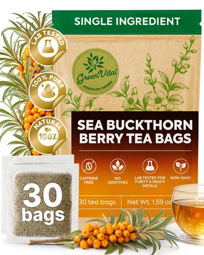 Sea Buckthorn Fruit Tea — 30 Tea Bags