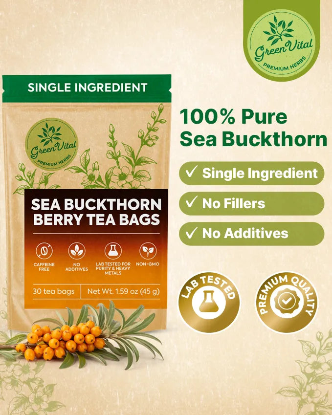 Sea Buckthorn Fruit Tea — 30 Tea Bags