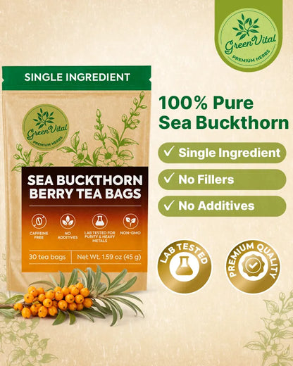 Sea Buckthorn Fruit Tea — 30 Tea Bags