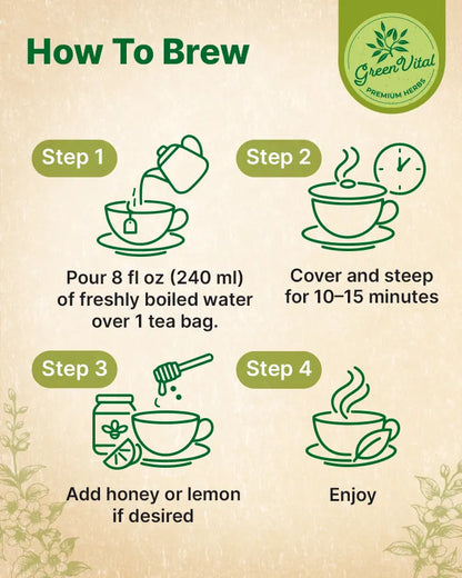 Siberian Ginseng Herbal Tea — 30 Tea Bags